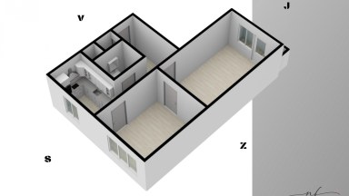 Prodej 2+1 s balkonem