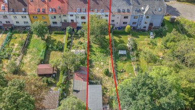 Řadový dům se 3 bytovými jednotkami, garáží a pozemkem 431 m² – Aš, Kvapilova